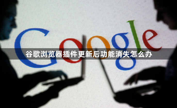 谷歌浏览器插件更新后功能消失怎么办1