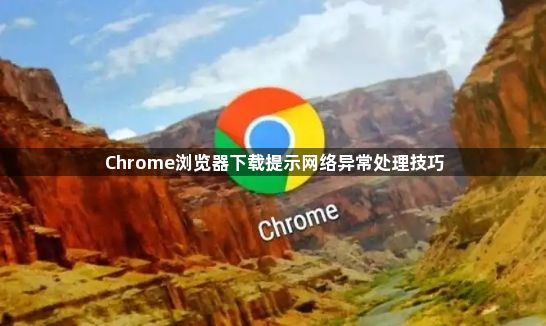 Chrome浏览器下载提示网络异常处理技巧1