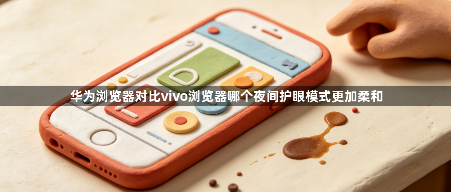 华为浏览器对比vivo浏览器哪个夜间护眼模式更加柔和1
