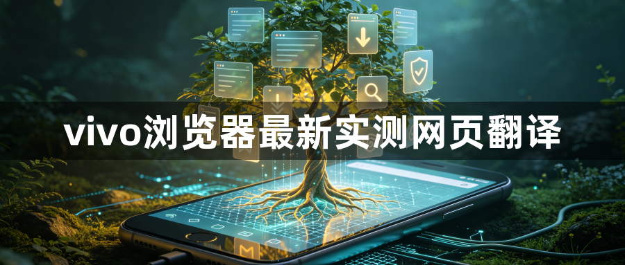 vivo浏览器最新实测网页翻译1
