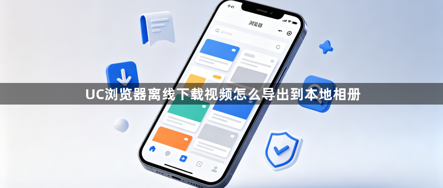 UC浏览器离线下载视频怎么导出到本地相册1