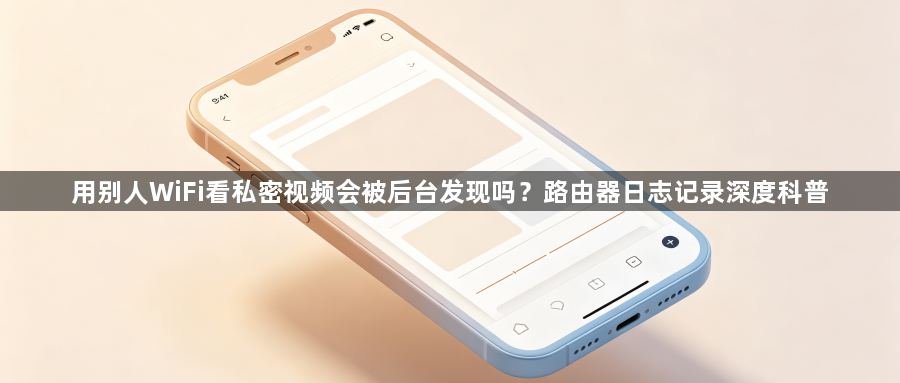 用别人WiFi看私密视频会被后台发现吗?路由器日志记录深度科普1