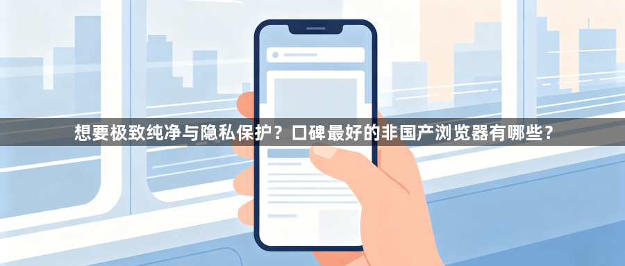 想要极致纯净与隐私保护？口碑最好的非国产浏览器有哪些？1