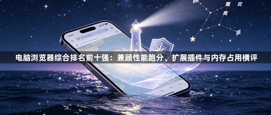 电脑浏览器综合排名前十强：兼顾性能跑分、扩展插件与内存占用横评1