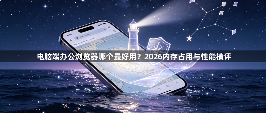 电脑端办公浏览器哪个最好用？2026内存占用与性能横评1