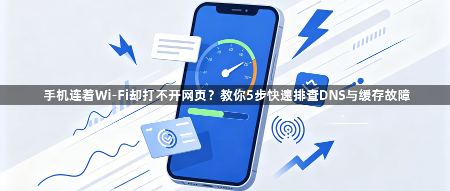 手机连着Wi-Fi却打不开网页？教你5步快速排查DNS与缓存故障1