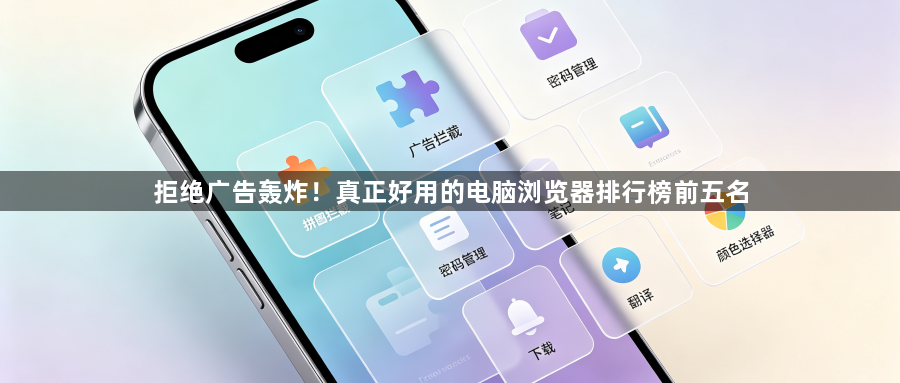 拒绝广告轰炸！真正好用的电脑浏览器排行榜前五名1