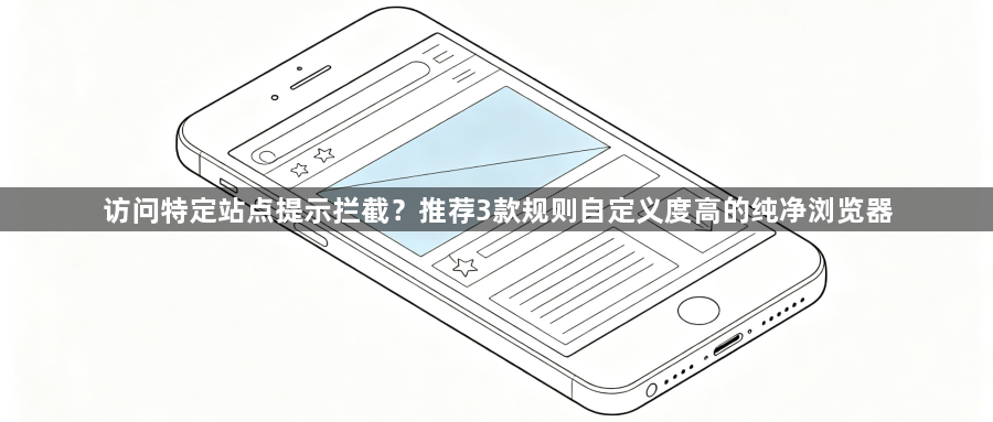 访问特定站点提示拦截？推荐3款规则自定义度高的纯净浏览器1