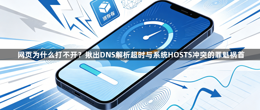 网页为什么打不开？揪出DNS解析超时与系统HOSTS冲突的罪魁祸首1