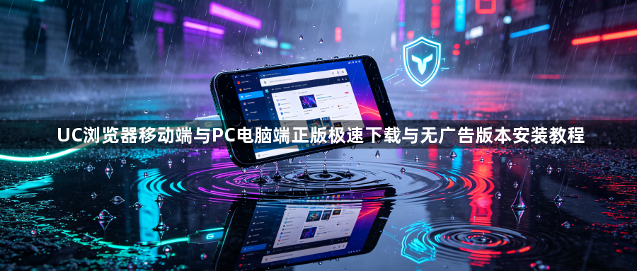 UC浏览器移动端与PC电脑端正版极速下载与无广告版本安装教程1