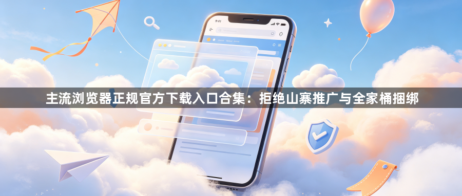 主流浏览器正规官方下载入口合集：拒绝山寨推广与全家桶捆绑1