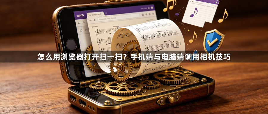 怎么用浏览器打开扫一扫？手机端与电脑端调用相机技巧1