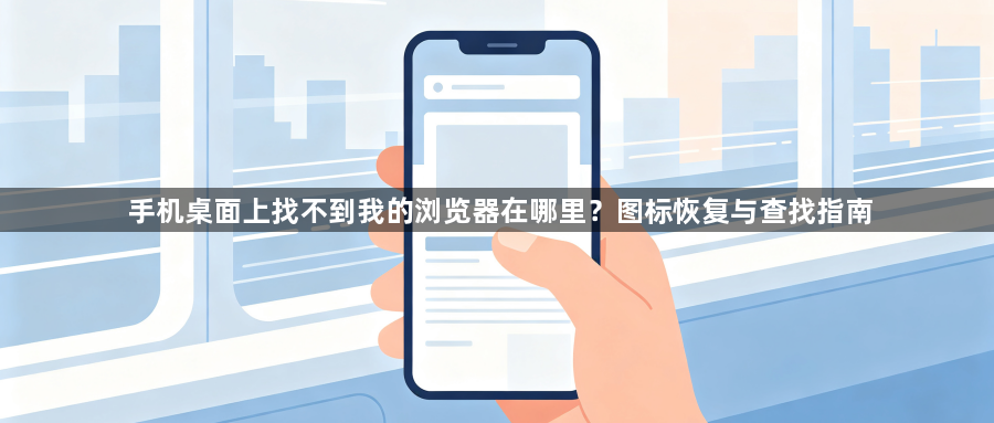 手机桌面上找不到我的浏览器在哪里？图标恢复与查找指南1