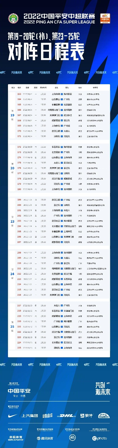 2015中超第30轮那天开赛 比赛时间和对阵情况